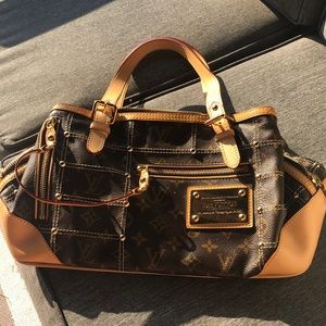 Louis Vuitton Riveting Monogram Shoulder Bag